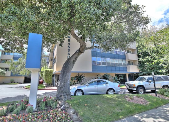 Parking area at Ambassador, San Mateo, CA