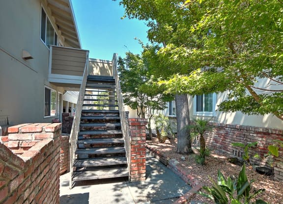 Staircase at Atherton Oaks, Menlo Park, CA