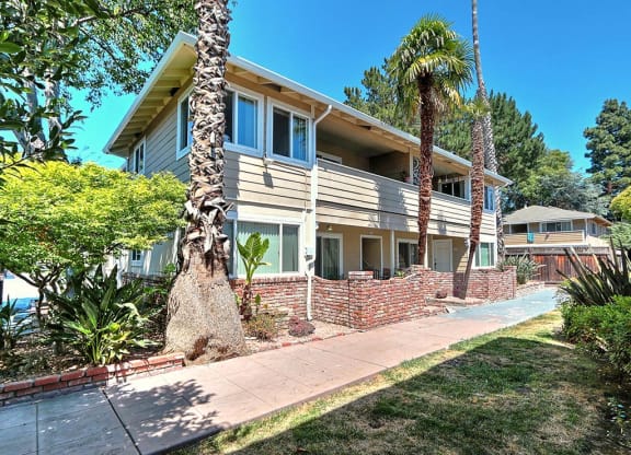 Exterior Walking Path at Atherton Oaks, Menlo Park, CA, 94025
