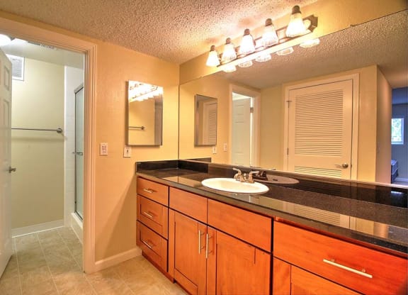 Luxurious Bathroom at Sharon Grove Apartments, Menlo Park, CA, 94025