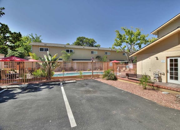 Secured Swimming Pool at Pines, California