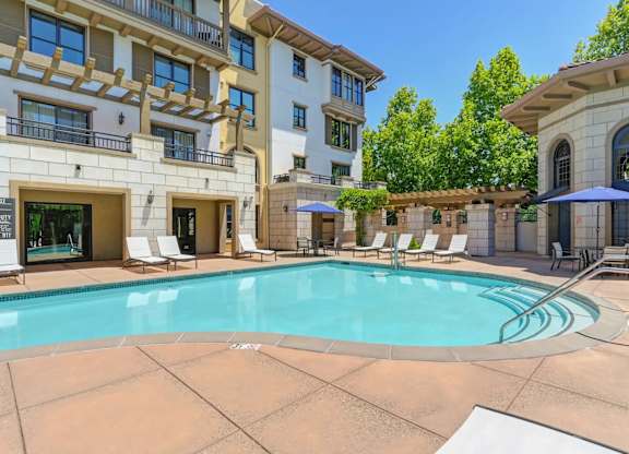 Large swimming pool at Renaissance Square, Concord