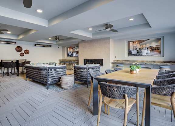 Modern dining room at Renaissance Square, Concord, 94520