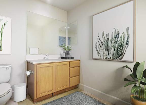 Bathroom at Renaissance Square, California, 94520