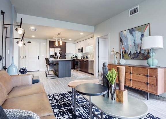 Modern Living Room at Renaissance Square, Concord