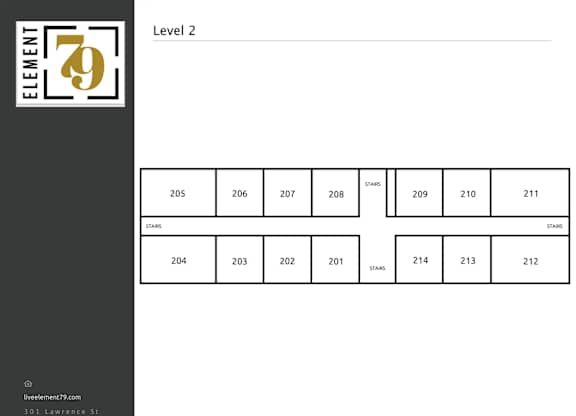 A slide with a grid of numbers and a logo in the top left corner.
