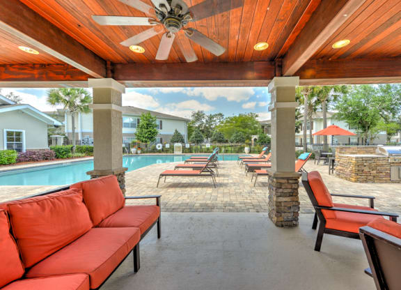 Addison Landing Poolside Area