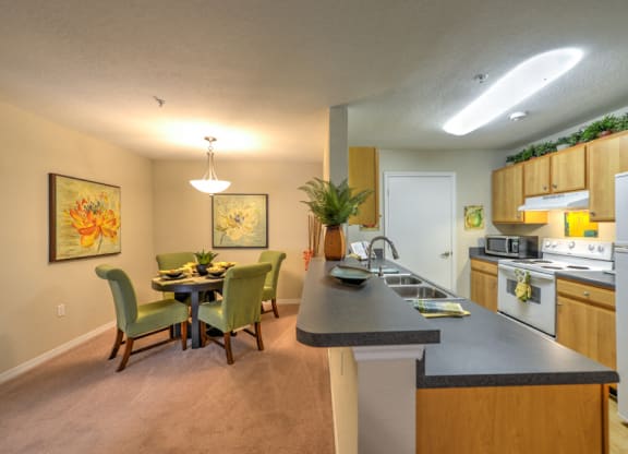 Addison Landing Model Kitchen & Dining Room