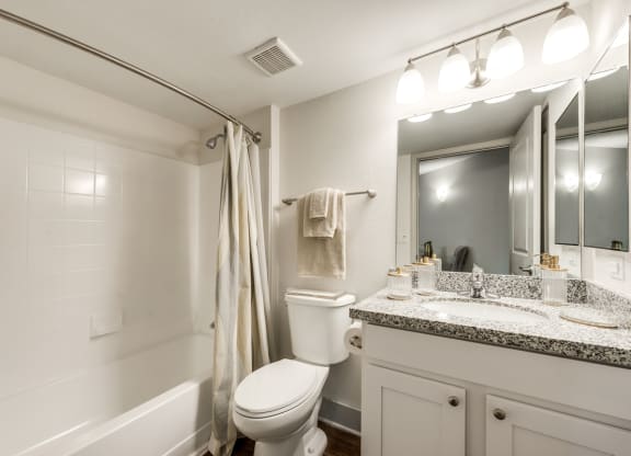 Bahia Cove Apartments Model Bathroom