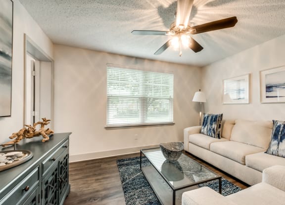 Bahia Cove Apartments Model Living Room