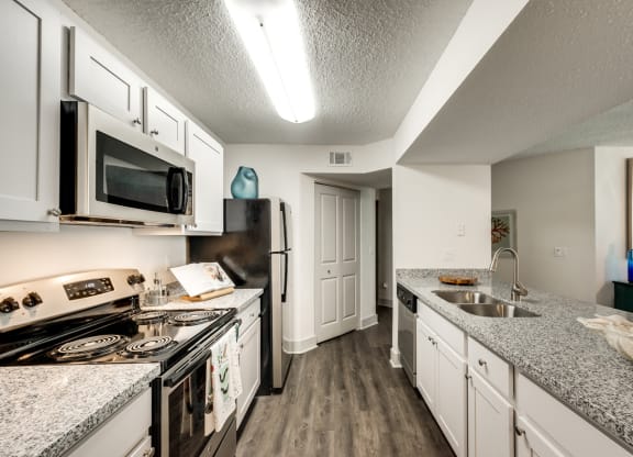 Bahia Cove Apartments Model Kitchen