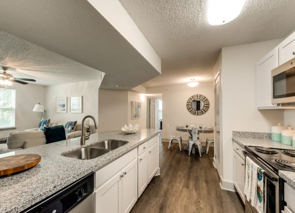 Bahia Cove Apartments Model Kitchen