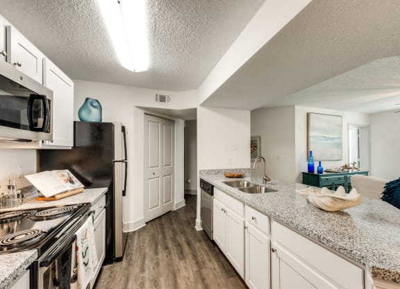 Bahia Cove Apartments Model Kitchen