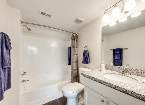 Bahia Cove Apartments Model Bathroom