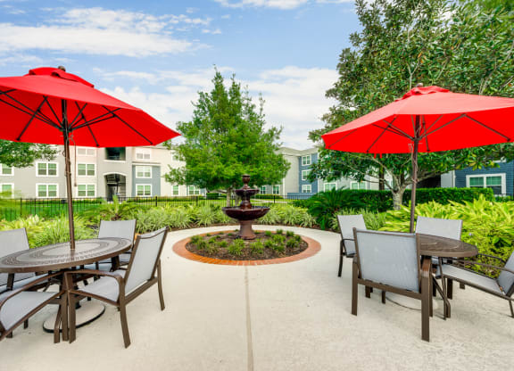 Bahia Cove Apartments Outdoor Seating Area