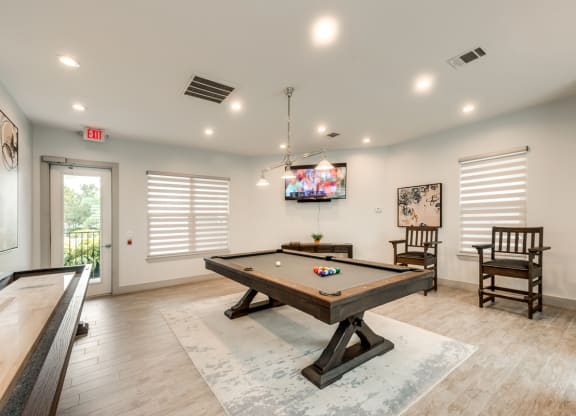 Bahia Cove Apartments Billiard Room with Indoor Shuffleboard