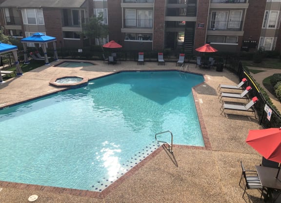 Parque at Bellaire Pool with Sundeck