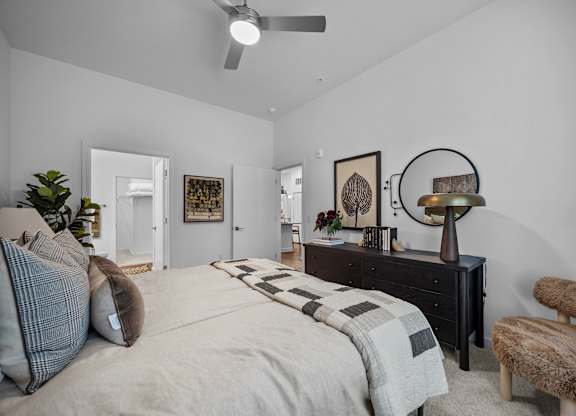 Comfortable Bedroom at Address East End, Raleigh, NC