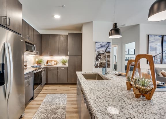 Granite Countertop Kitchen at Aurora Watson Branch, Mansfield