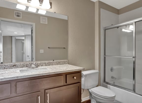 Bathroom at San Montego Apartments, Mesa, Arizona