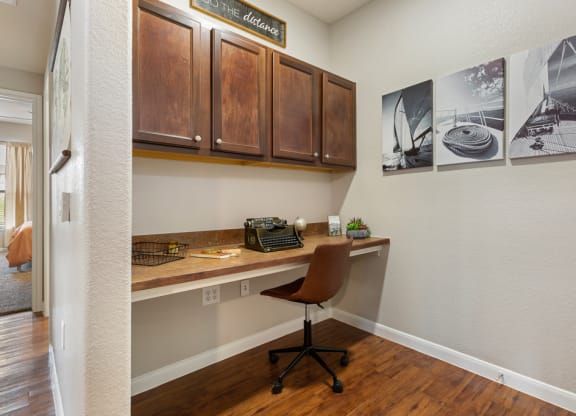 Do homework or work from a built in desk! at The Fairways at Star Ranch, Hutto, TX, 78634