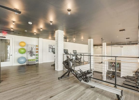 fitness room at Aurora Watson Branch, Mansfield, TX, 76063