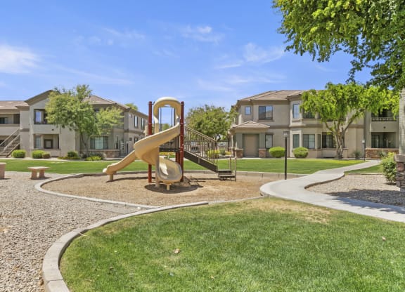 A playscape for the little ones at Adiamo Palm Valley, Goodyear, 85395