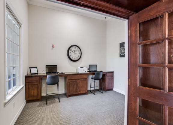 Business Center at La Ventura Apartments, Plano, Texas