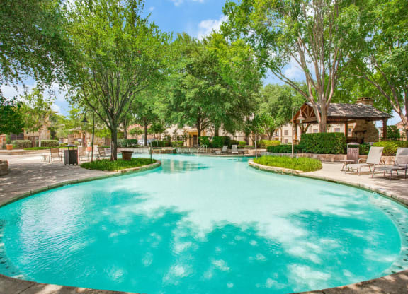 Resort Style Pool  at The Canyons Apartments, Texas