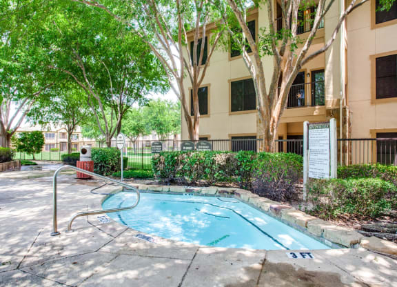 Heated Spa at The Canyons Apartments, Fort Worth, Texas