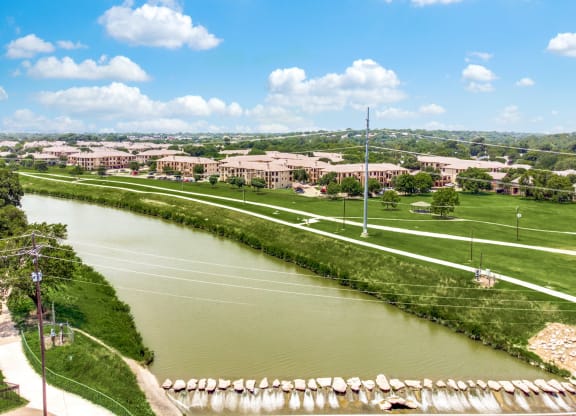 Access to the Trinity River at The Canyons Apartments, Fort Worth, Texas
