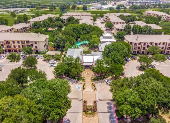 Aerial View at The Canyons Apartments, Fort Worth, 76116
