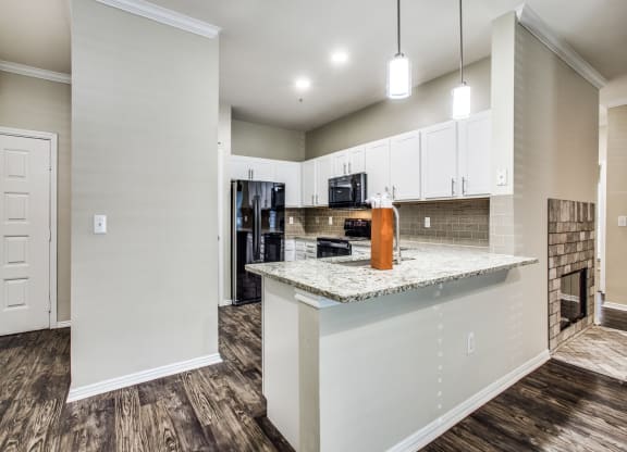 Kitchen Unit at The Canyons Apartments, Texas, 76116