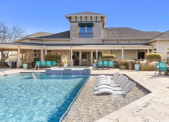 Pool With Sundecks at North Creek, Hutto, Texas