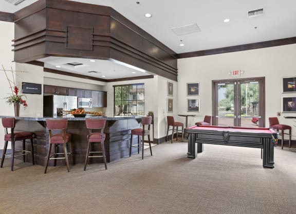 Enjoy billiards with your friends!  at Adiamo Palm Valley, Goodyear, AZ, 85395
