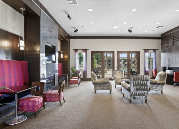 Enjoy the beautiful community clubhouse!  at Adiamo Palm Valley, Goodyear