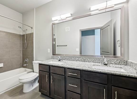 Bathroom With Bathtub at North Creek, Hutto, Texas