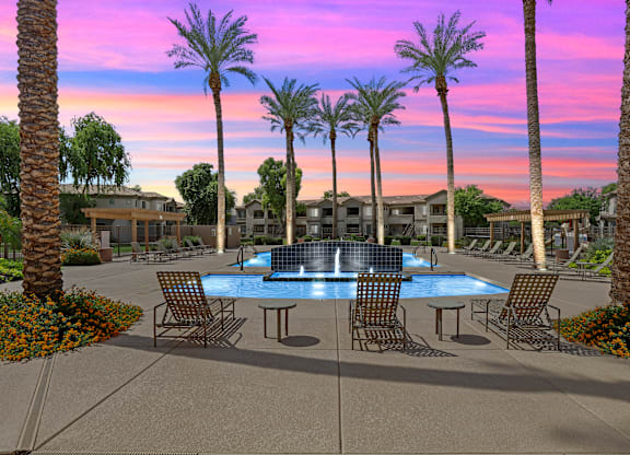 Twilight Pool at Adiamo Palm Valley, Arizona