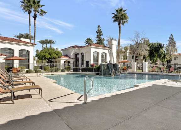 Resort Style Pool at San Montego Apartments, Mesa