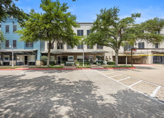 freshly painted exteriors at Artisan Apartments & Shops, Texas