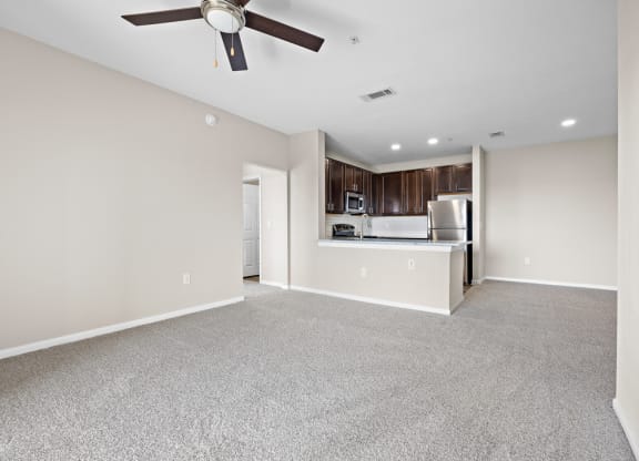 Well lit living spaces! at Las Brisas Apartment Homes, Round Rock, TX