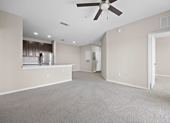 Well lit living spaces! at Las Brisas Apartment Homes, Round Rock, 78665