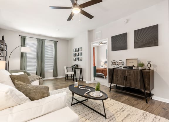Living Room at Las Brisas Apartment Homes, Texas, 78665