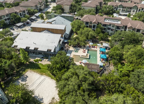 Aerial View at Lakeline East Apartments, Texas, 78613