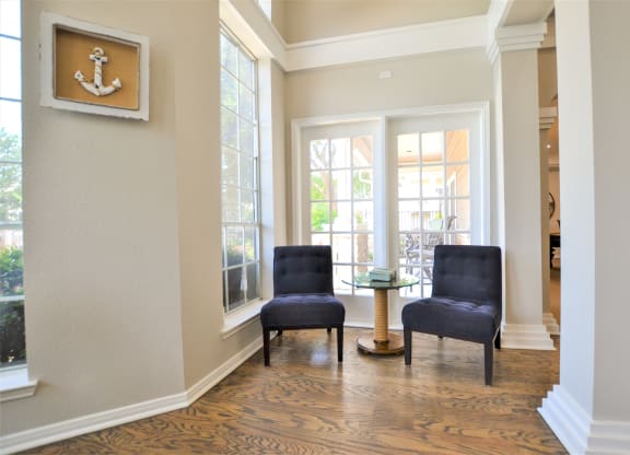 Lobby Seating at The Legends at Eagle Mountain Lake, Fort Worth, Texas