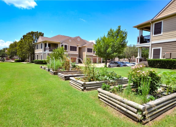 Community garden. at The Legends at Eagle Mountain Lake, Fort Worth, Texas