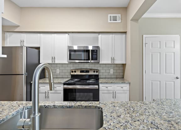 Stainless Steel Sink With Faucet In Kitchen  at Stone Oak @ Parmer, Austin, TX, 78727