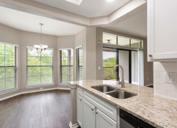 Updated, Well Lit Kitchens at Waters Edge Apartment Homes, Georgetown, TX