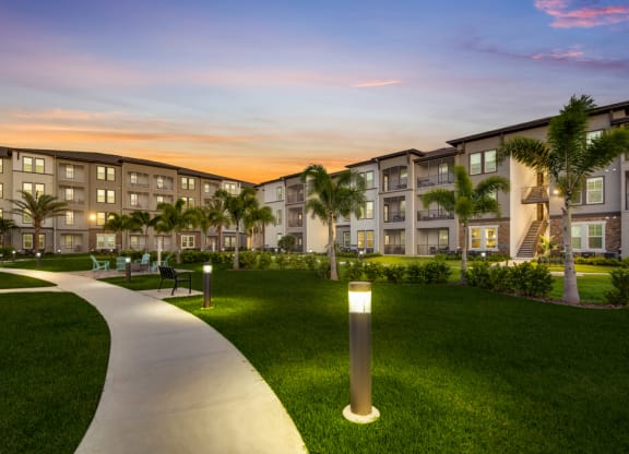Twilight Exterior Of Property at The Oasis at Lakewood Ranch, Bradenton, 34211