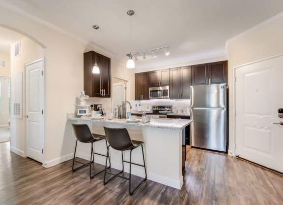 Gourmet Kitchen With Island at The Oasis at Lakewood Ranch, Bradenton